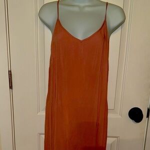 Elegant Pink Slip Dress- for underneath free people maxi dresses or alone. M